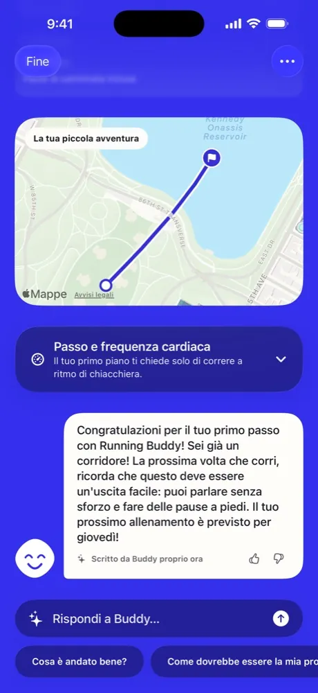 Il resoconto di Buddy dopo una corsa (Italiano)