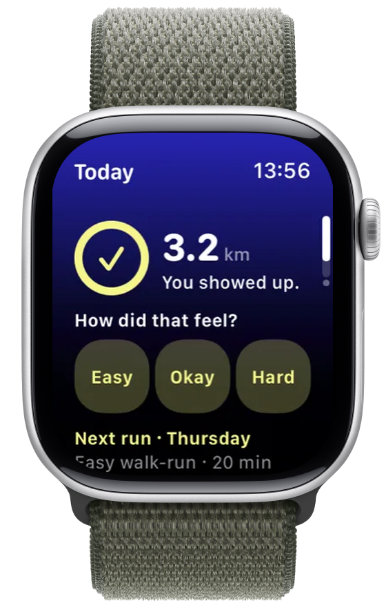 Watch: run done