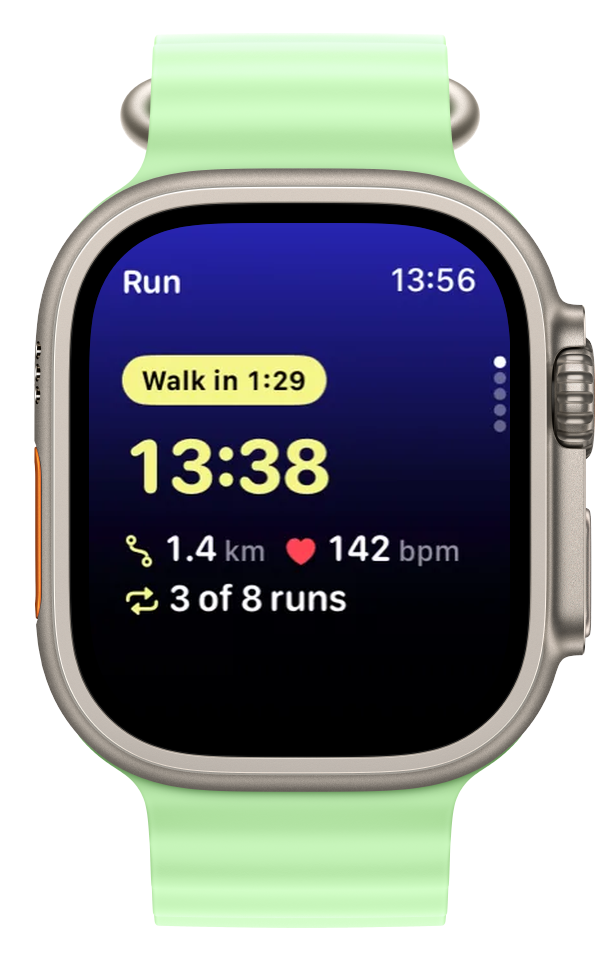Watch: a live run